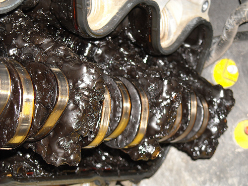 Motor Oil Sludge